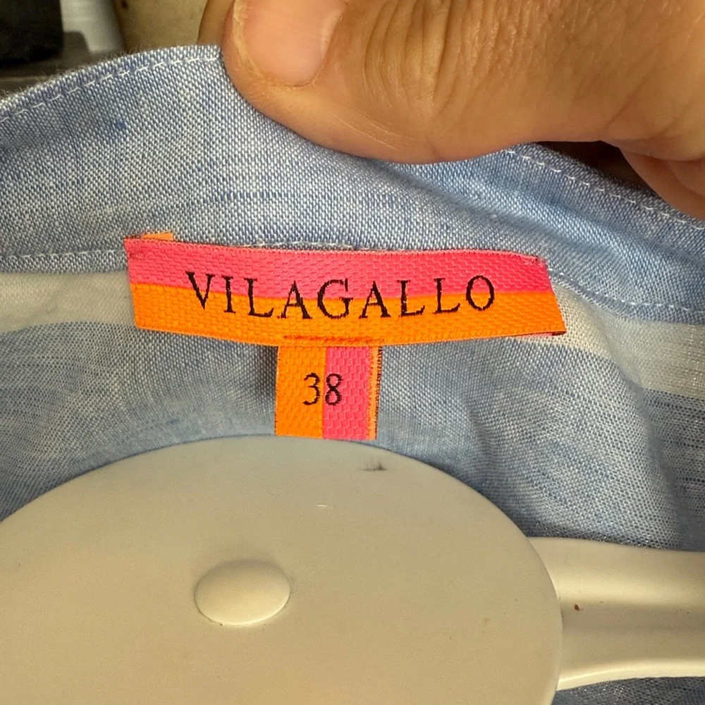 Villagallo Linen Blend dress. Worn‎ twice. 270 retail